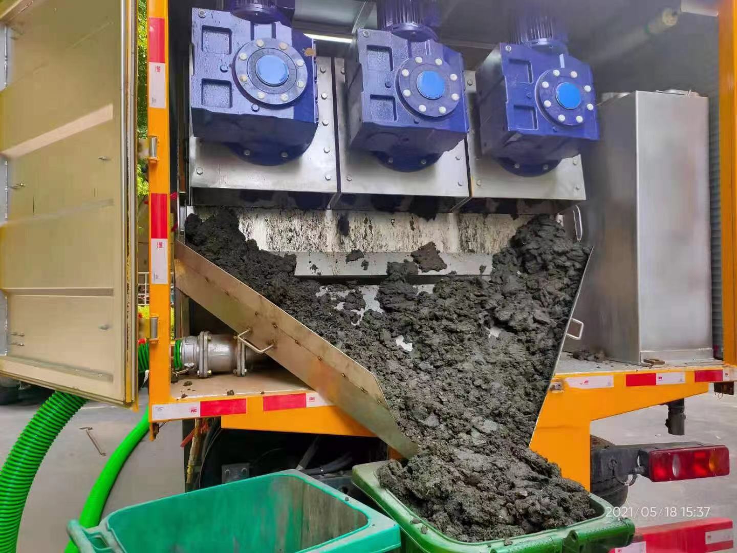 河西化粪池清掏城市维护站-泥浆净化干湿分离处理